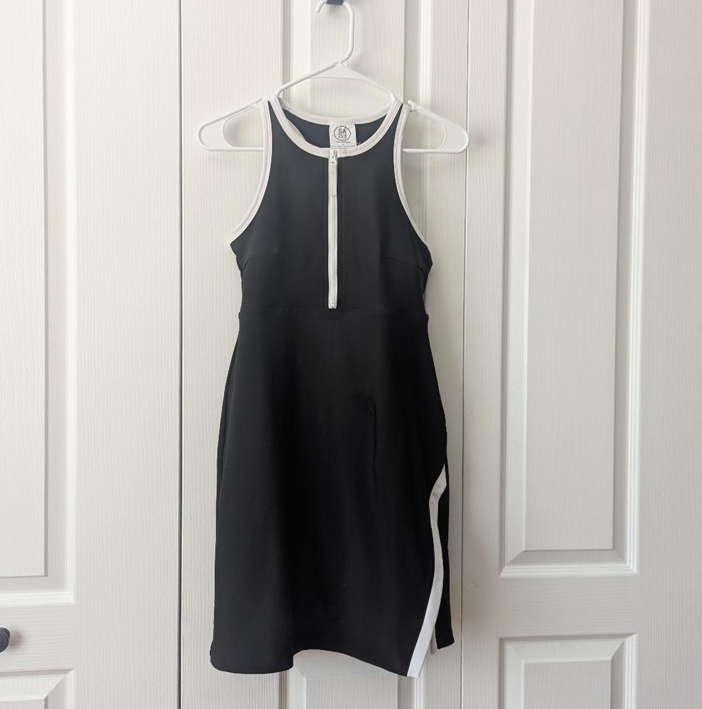 Black and White Athletic Dress